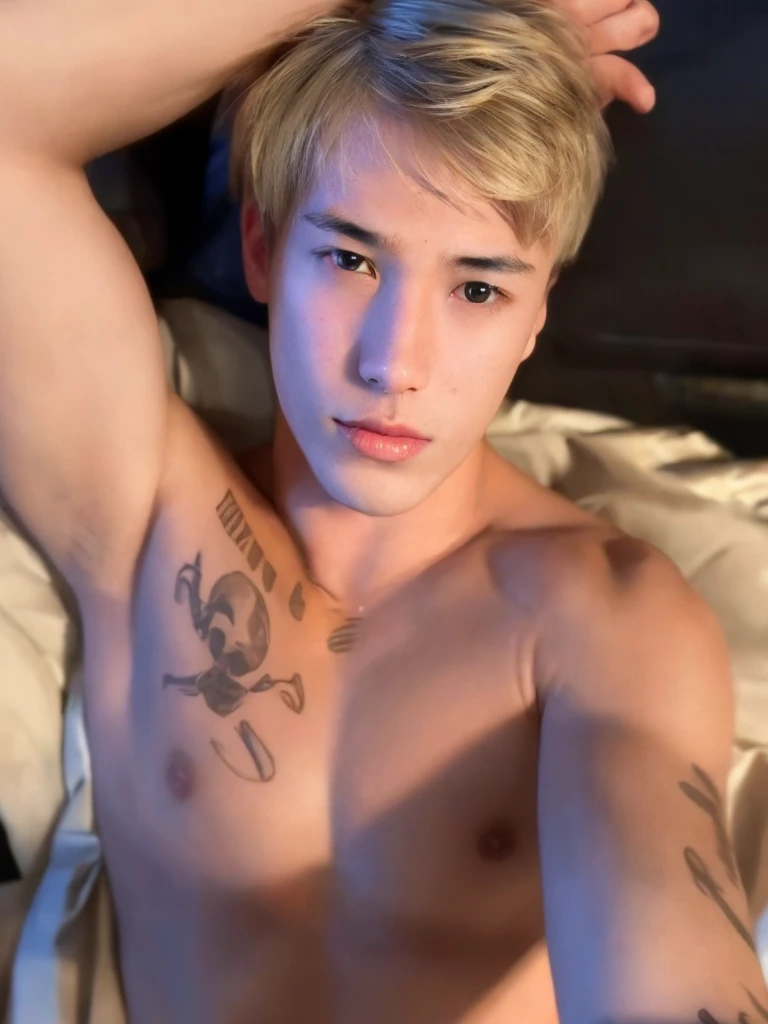 blond asian