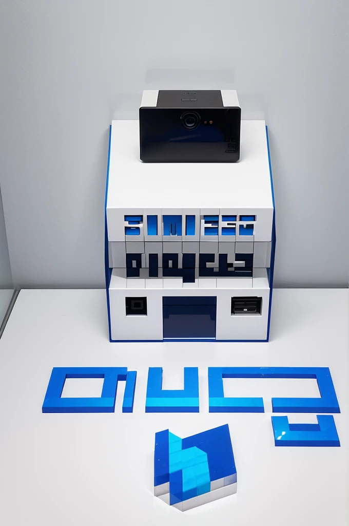 Make a Minecraft SMP logo with text SMP HOGALALLA (PulPul white theme) with transparent background