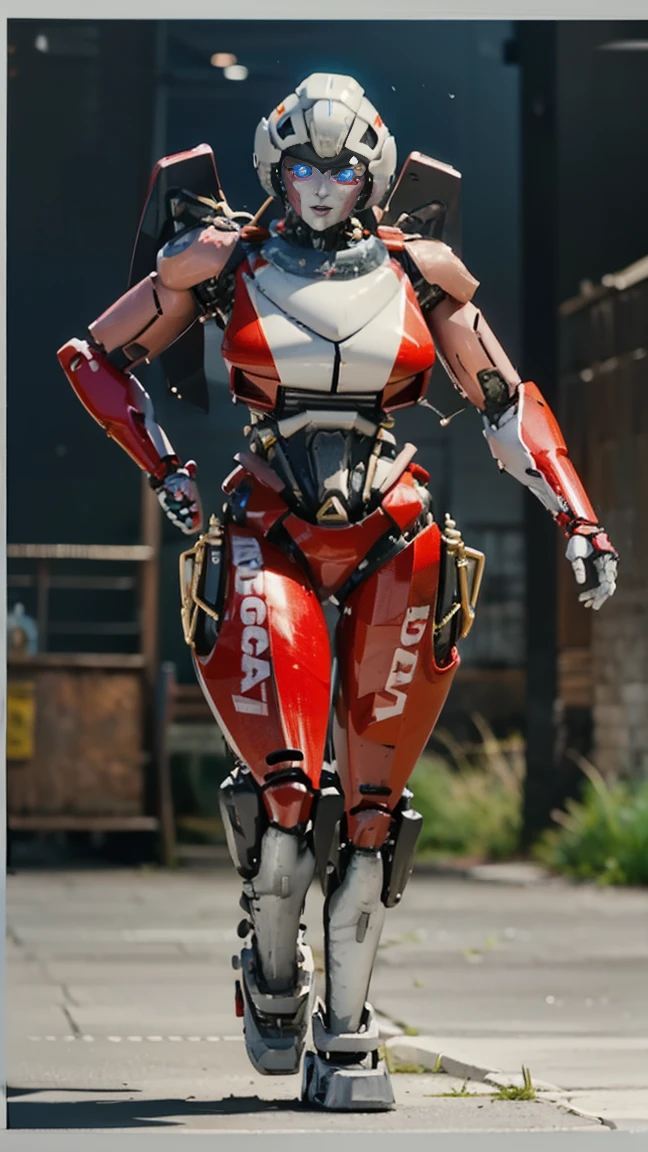 ROTB_Arcee, 1 girl, big breasts, innie pussy, smile, robot, mecha, (bright Eyes:1.2), wide hips, belly button, thick thighs, pose T , modelado 3D, voluptuous, foreground, Front focus, portrait, front 1:2, looking at the front observer, modelado 3D , 3D , blender Full body hole body highly detailed, highly detailed figure, female full body, female body, humanoid woman, female full-skin figure, realistic body structure, woman body, female human torso, perfect human female specimen, human female, detailed body structure