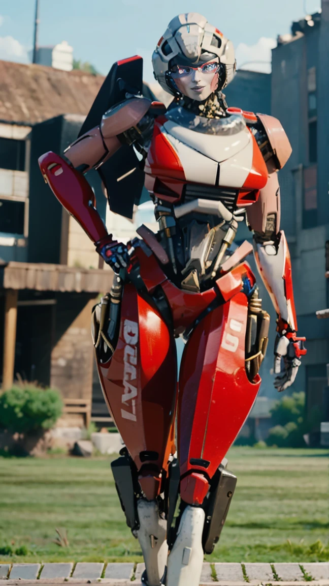 ROTB_Arcee, 1 girl, big breasts, innie pussy, smile, robot, mecha, (bright Eyes:1.2), wide hips, belly button, thick thighs, pose T , modelado 3D, voluptuous, foreground, Front focus, portrait, front 1:2, looking at the front observer, modelado 3D , 3D , blender Full body hole body highly detailed, highly detailed figure, female full body, female body, humanoid woman, female full-skin figure, realistic body structure, woman body, female human torso, perfect human female specimen, human female, detailed body structure