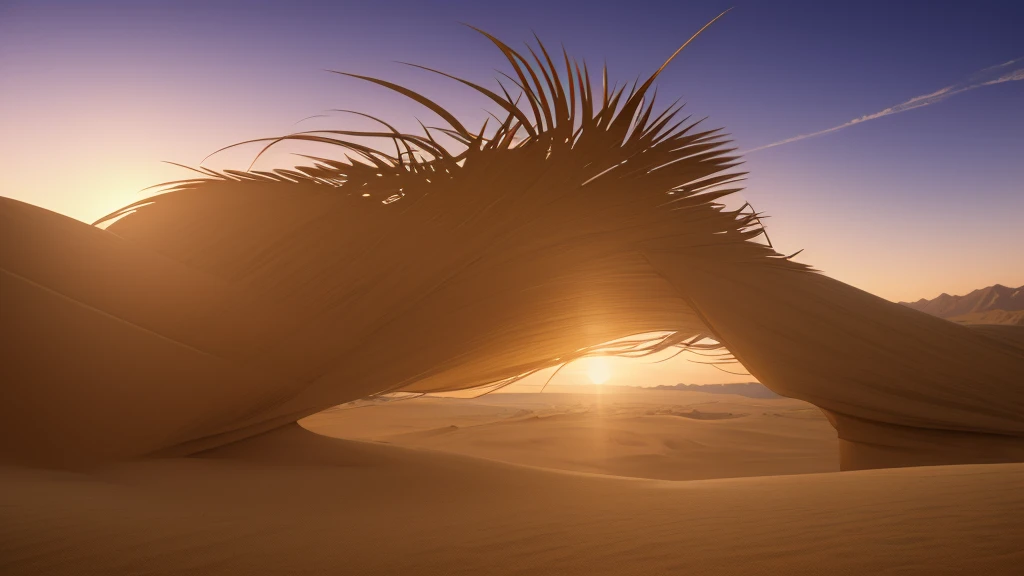a beautiful anime girl in the middle of a vast desert, (best quality,4k,8k,highres,masterpiece:1.2),ultra-detailed,(realistic,photorealistic,photo-realistic:1.37),extremely detailed eyes and face,longeyelashes,desert landscape, dramatic lighting, dramatic shadows, warm color palette, sand dunes, cactus, blowing wind, mystical atmosphere