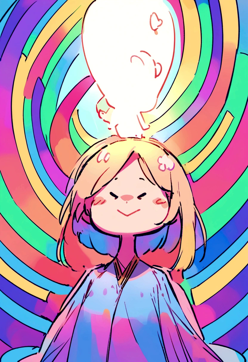 Create a character for me with cute and simple lines