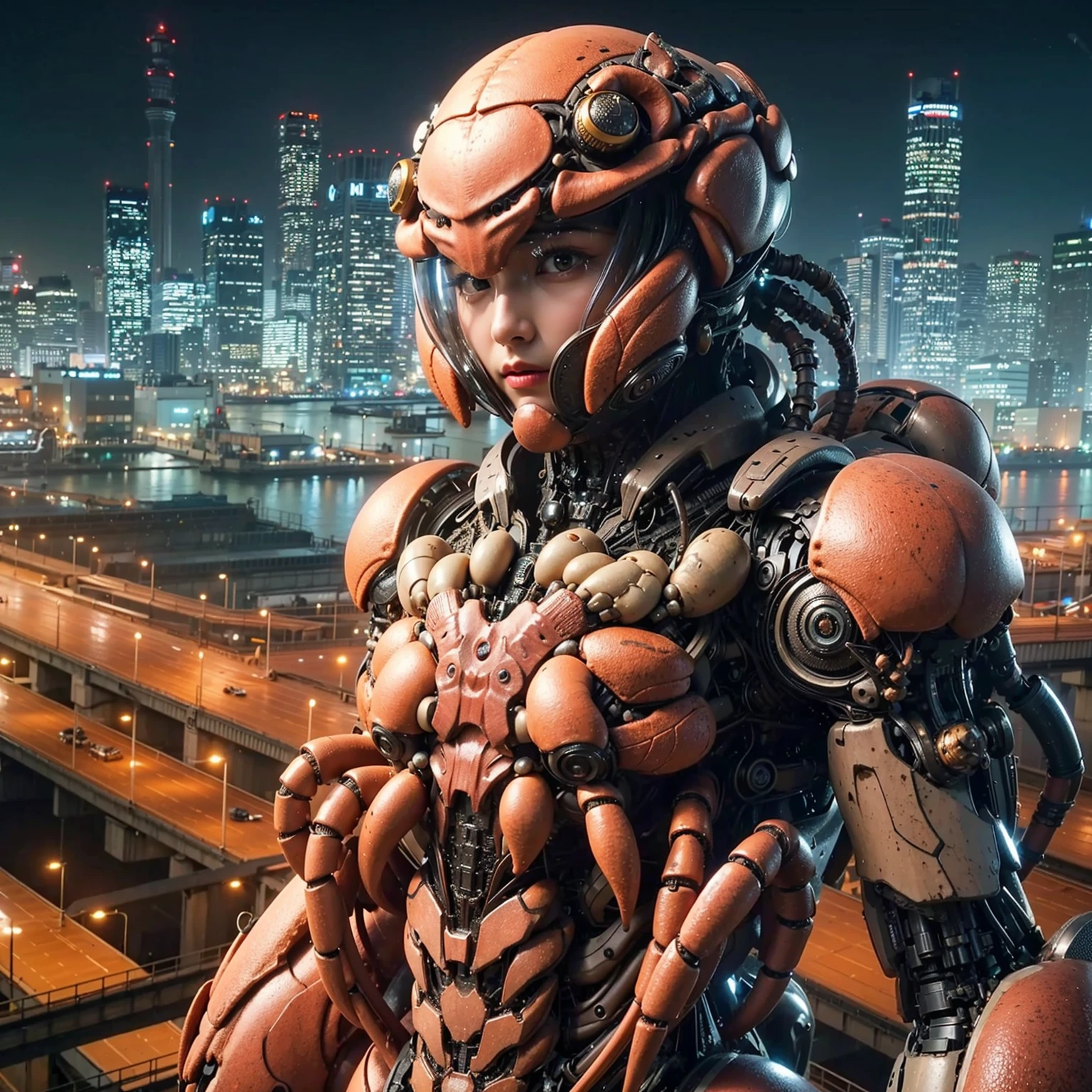 Steampunk,Ultra Realistic,Ultra High Resolution,8k,Realistic Photo,(Angel Type Mechanical Suit:1.2),Mechanical Wings,Heavy Weapons,Raw Textures,Legs,Japanese Female Soldier,(Beautiful Face),((Ultra Realistic All Textures)),((Ultra Elaborate to the Last Detail)),Magnific AI for RealisticDetail up,Weathering,Full body shot,Super sharp results,Hydraulic cylinder,Shot with Fujifilm X-T30+Nokton. HDR10, minimum 4 images created.