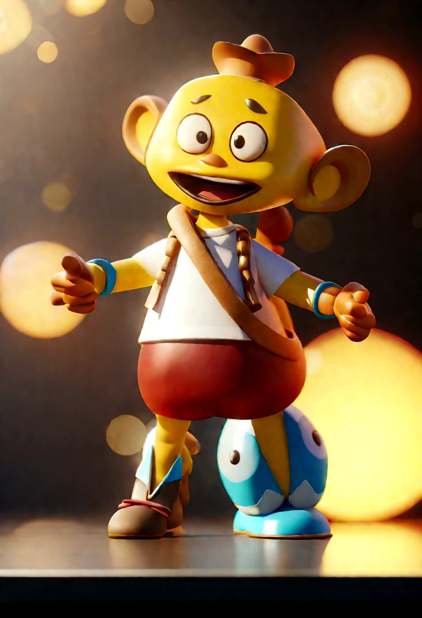 Cartoon character of a shirtless man animation character, stylized character, animation style rendering, 3d stylized, Stylized 3D rendering, toon render screenshot, 3d character, 3d character, Stylized 3D rendering, 3D character rendering, cartoon character, Personagem de close up, character posing, (Pixar-style) (master part:1.2) (bokeh) (best qualityer) (skin detailed) (detailed texture) (8K) (Argilla) (cinematic lighting) (sharp focus