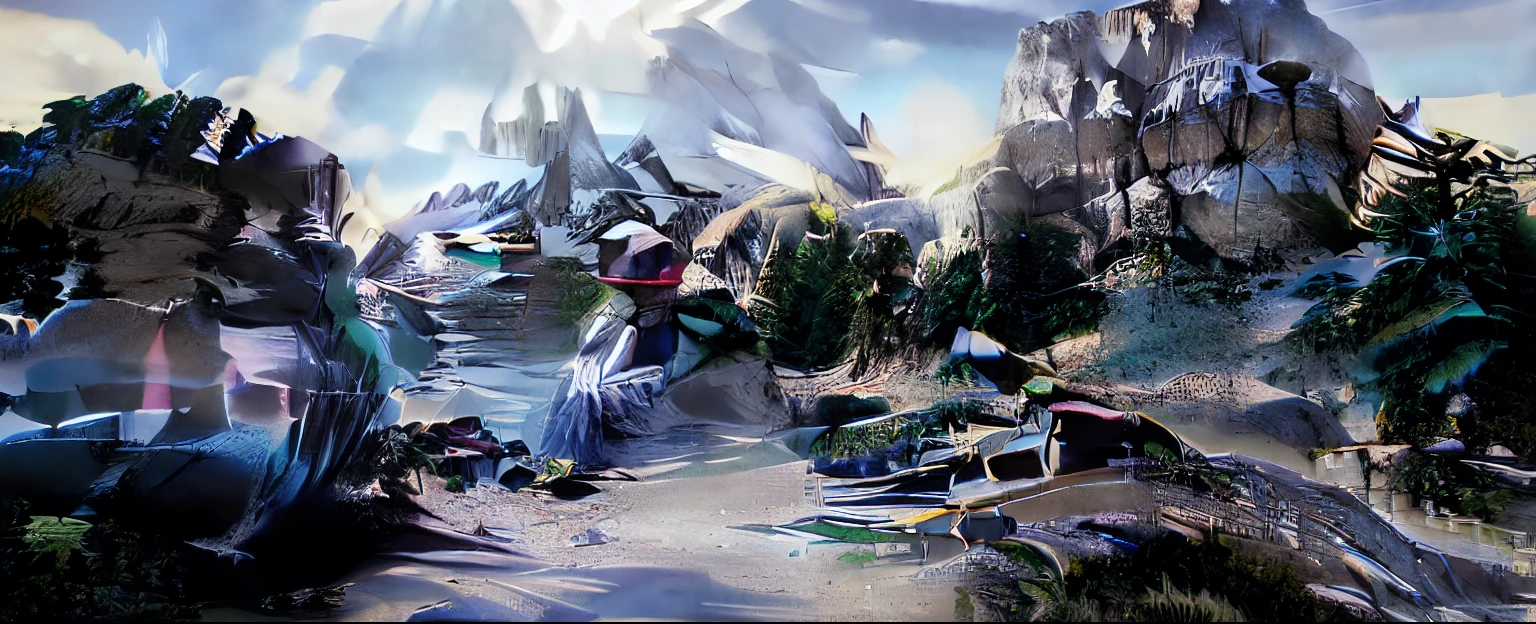 There is a small town,, Military outpost, Satisfied screenshots, mining outpost, ( ( Unreal Engine ) ), Futuristic outpost building, made in Unreal Engine, Hyper-realistic environment, made in Unreal Engine 4, dusty Unreal Engine, Rendering with Unreal Engine 5, realistic Unreal Engine 3 d game, created in Unreal Engine 5, made in Unreal Engine 5