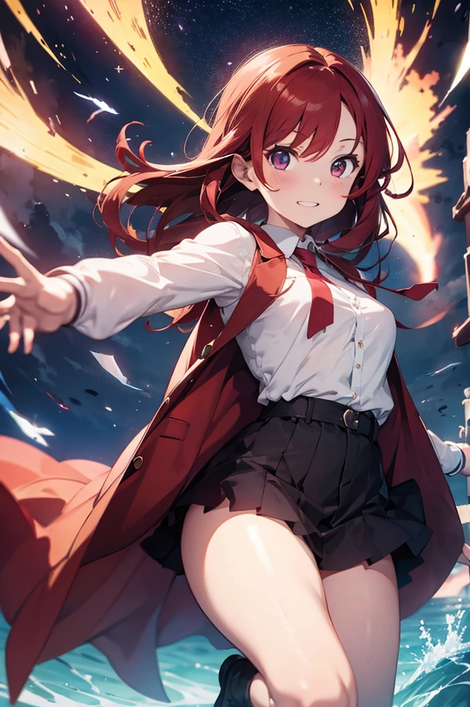 redhead woman with love powers