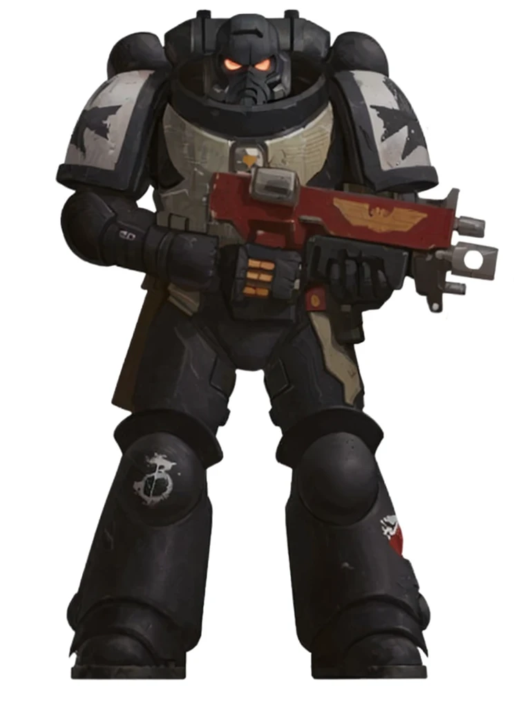 Dark and gritty space super soldier