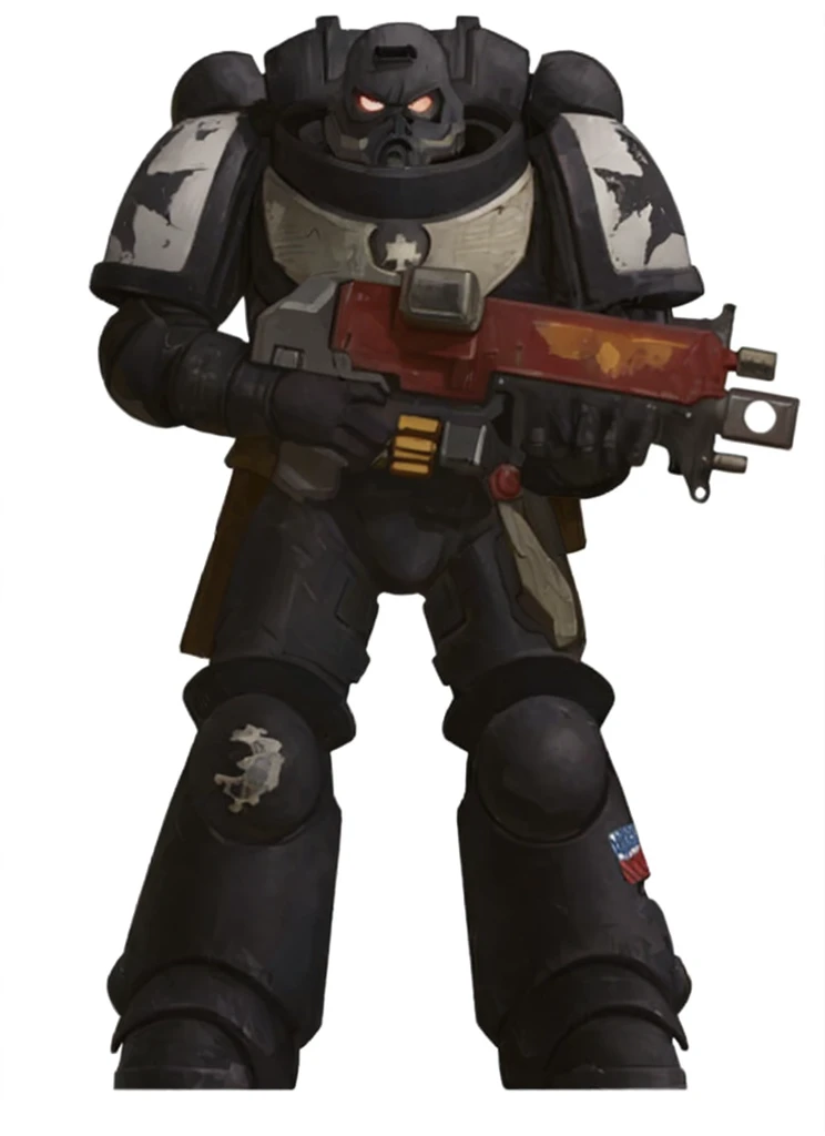 Dark and gritty space super soldier