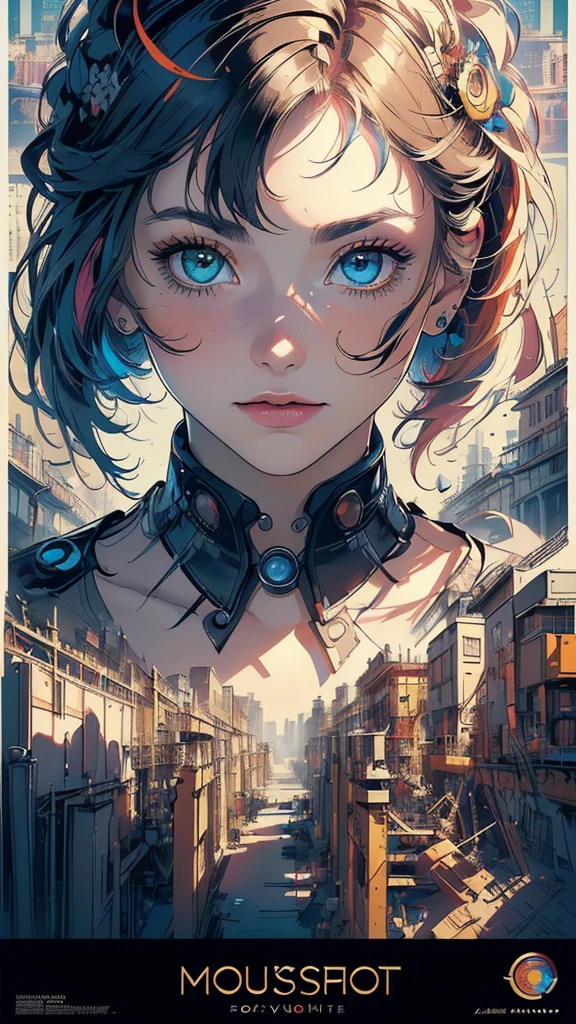 (((masterpiece, highest quality))),(((solo:1.2))),(((1girl:1.2))),32k wallpaper, very detailed,(((((portfolio))))),(((((Close-up))))),(((((bust up))))),((((more various angle)))),(((highlight))),((((heterochromia)))),(((complete. detailed face))),((((Extremely talented)))),(((((most complicated machine))))),(((genius mechanic))),((Overall colorfully)),(((((movie poster))))),(((cinematic poster)))