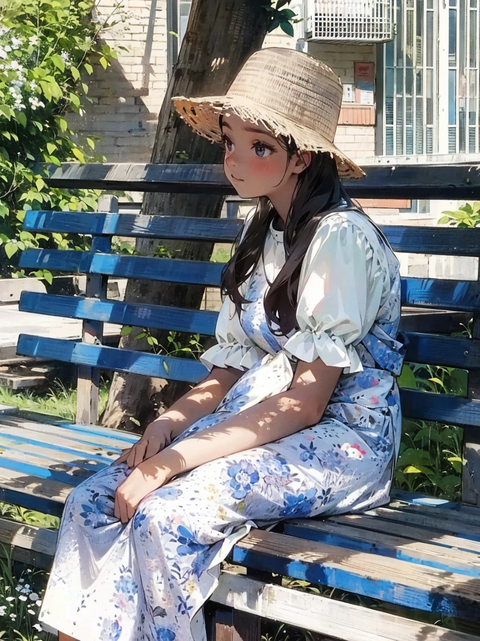 Girl on a sunny day