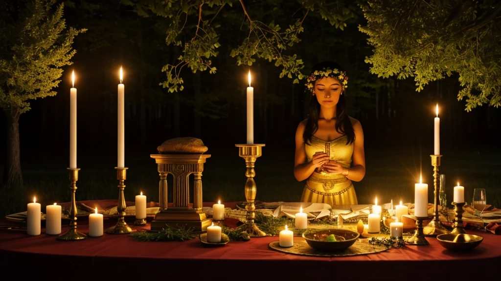 Summer solstice，goddess，altar，mystery，alchemy