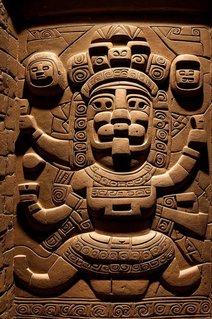 Pre-Columbian art in homage to national holidays