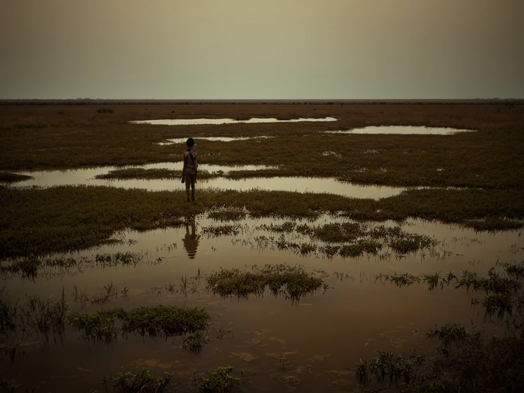 Small swamp, deserted, muddy, dark
