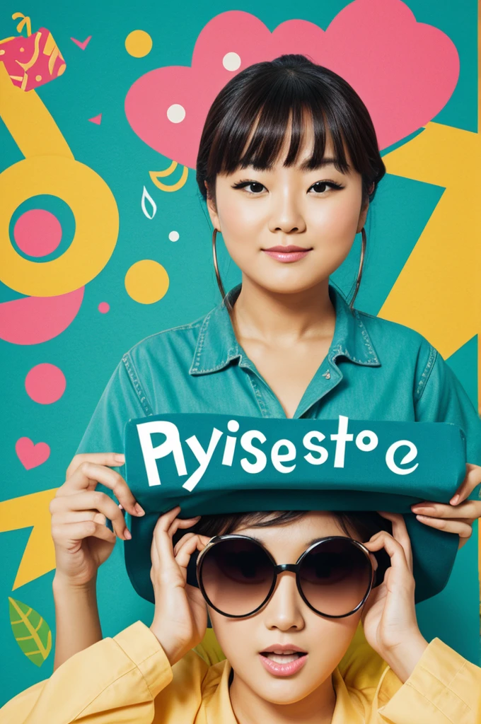 Make me a cute logo for the word Psy