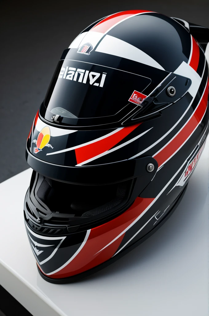 Create a formula 1 helmet