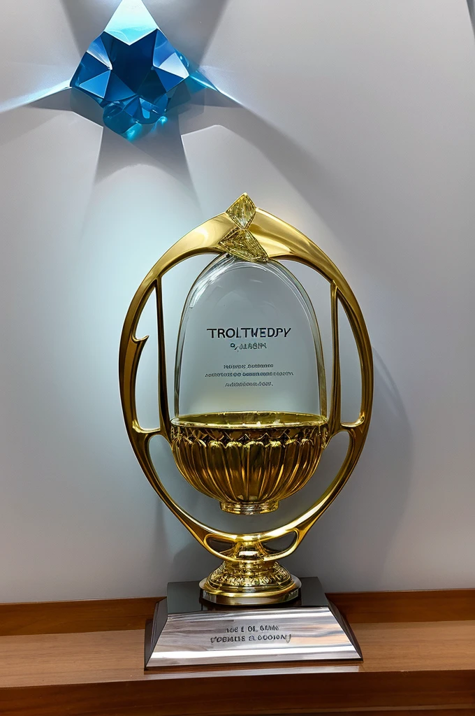 crystal trophy