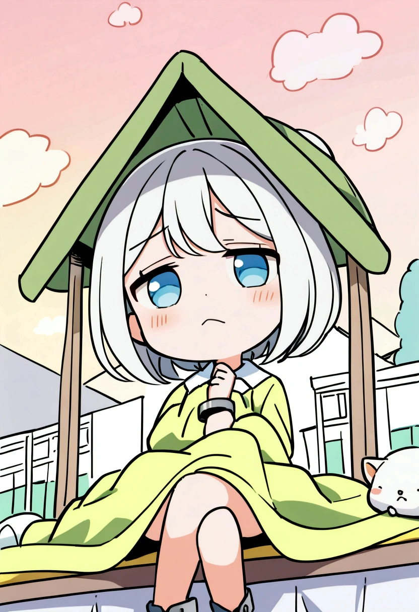 masterpiece,Best Quality,2d,cheered up,Department,(Beautiful),kawaii,(chibi),cowboy shot,
1Girl,Alone,female ,(adorable_Girl),round face,silver hair,bob cut,Blue eyes,bright_students,
expressive_Clothes,((for the_Clothes de dormir)),Rosa_heart_print,(white_shackles),
sulking,((frown)),((asco)),shading_face,contempt,sitting in bed,crossed_legs,
Rosa bedroom,Rosa bed,
dutch angle,(((of_below))),looking at the viewer, con las legs abiernas mostrando sus bragas 