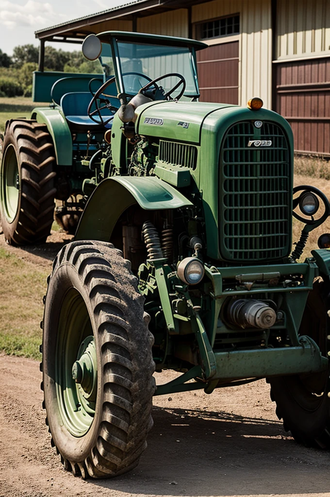 A Fordson F tractor