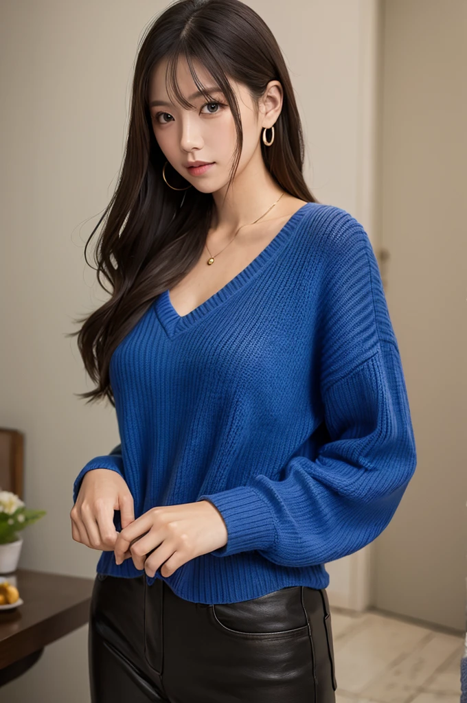 v-neck sweater