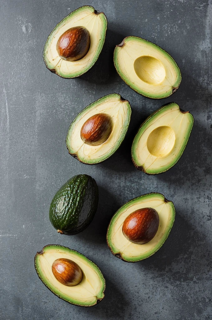 Can you help me create some tender and creative avocado images?