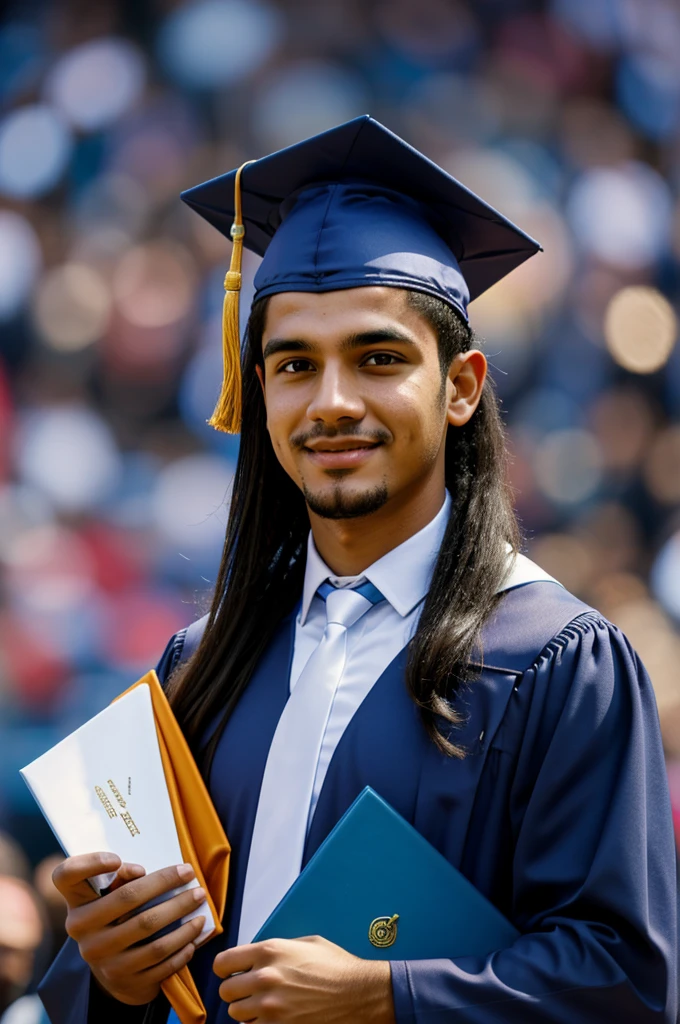 Natanael cano with graduation cap