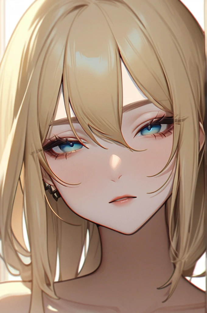 ((Лучшее качество)), ((шедевр)), (подробный), ((((masterpiece)))), ((((high quality)))), anime, solo, artoria pendragon, blonde hair, (((seductive look))), cum in mouth, decollete, front viewe, ((half body)), look at viewer