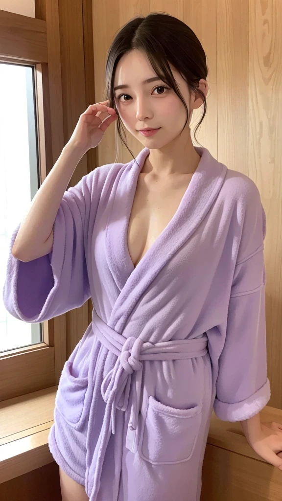 AIBeauty、リアルBeauty、hot spring同好会、Purple bathrobe、hot spring