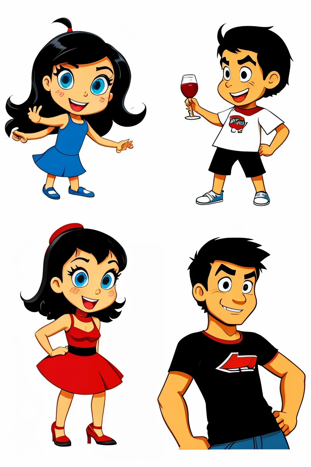 Cartoon characters 