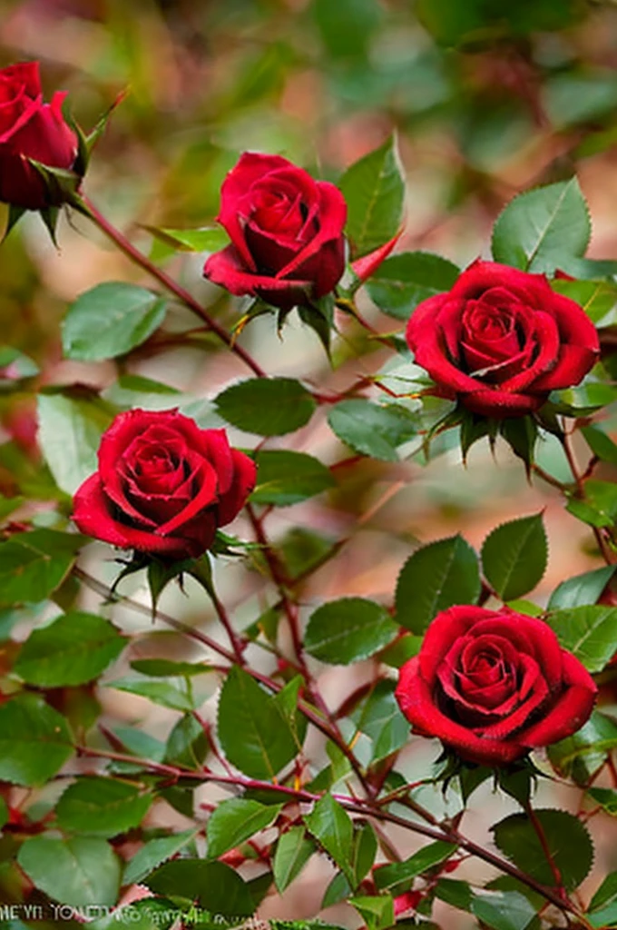 one red rosebud