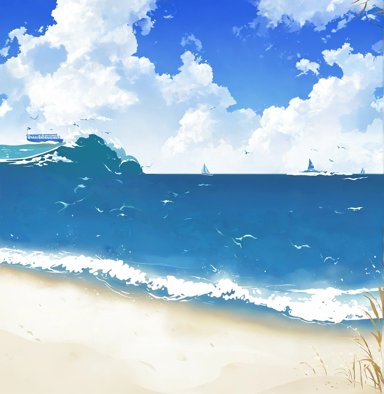 BEACH, BACKGROUND
