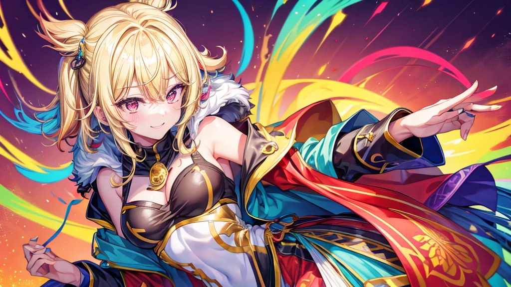 kaela god, vibrant color, colorful