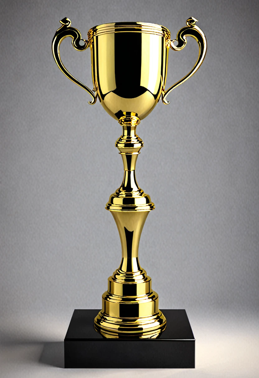 Big Trophy detailed in a pedestal