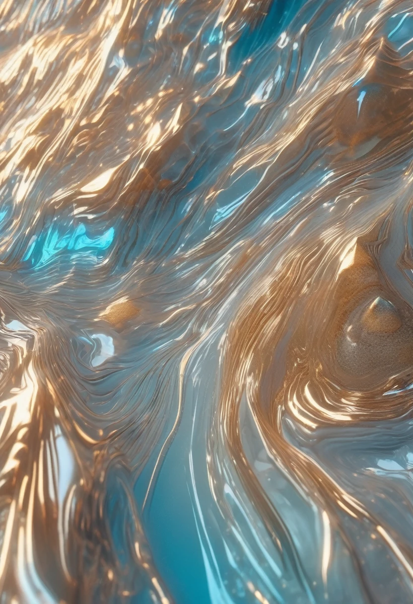 (8k wallpaper, .original, Realistic:1.25) ,( Shiny surface,, Highest quality, Ultra-high resolution, Depth of written boundary, Color Difference, Caustics, Special light) ,Iridescent style,(A dreamy, romantic piece:1.5)，Bright style，Crystal clear stone，Sandy Beach，The light shines，Light of the sun,