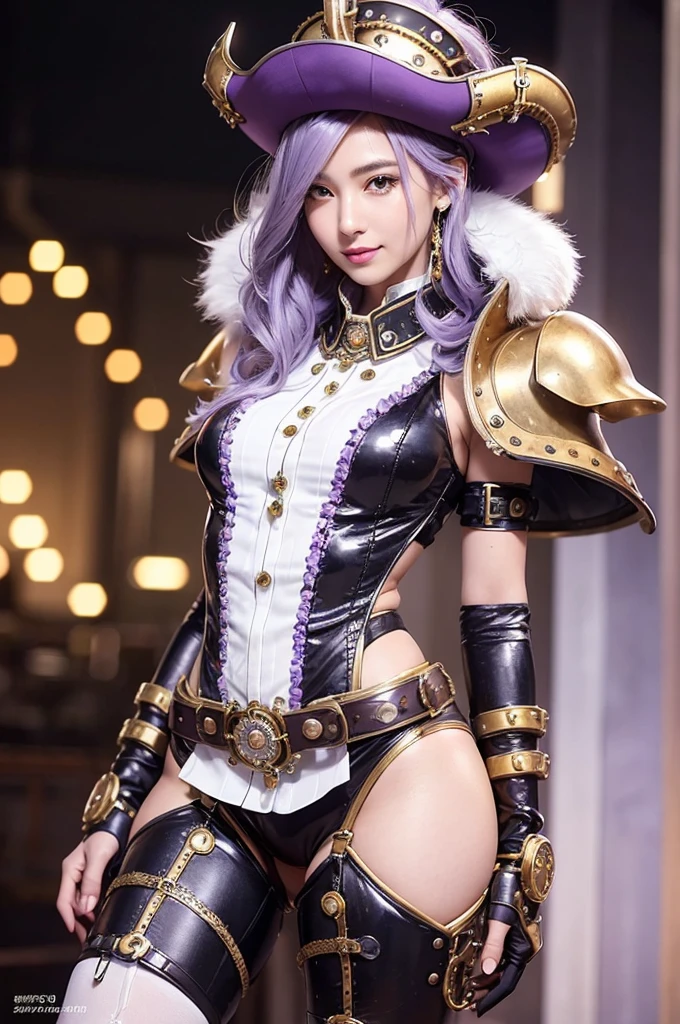 A woman with blue hair and a leather blouse, seios gigantescos,kda, Extremely detailed Artgerm, Knight of the zodiac girl, Jinx in Arcane, IG model | Art germ, jinx from league of legends, Style Artgerm, jinx from arcane, Artistic germ style, Anime style 8K, ! dream artgerm,Walking,