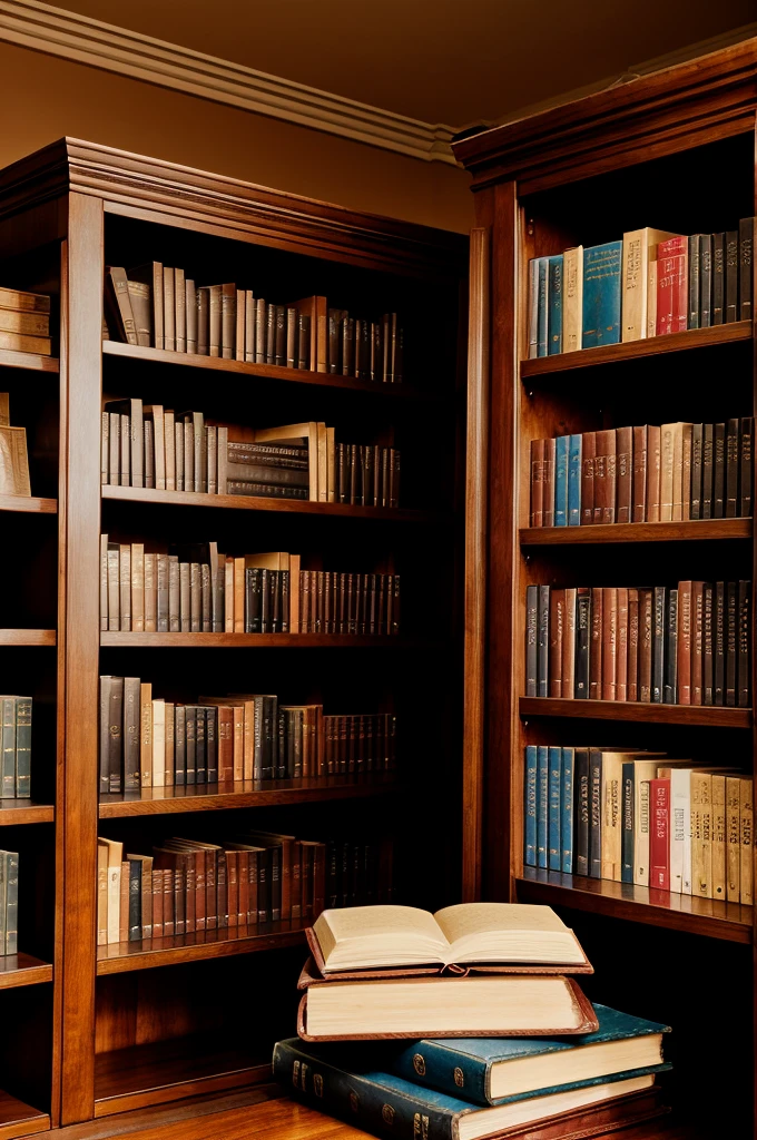 Library books