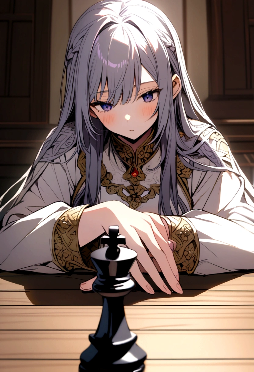 Ayanokoji playing chess