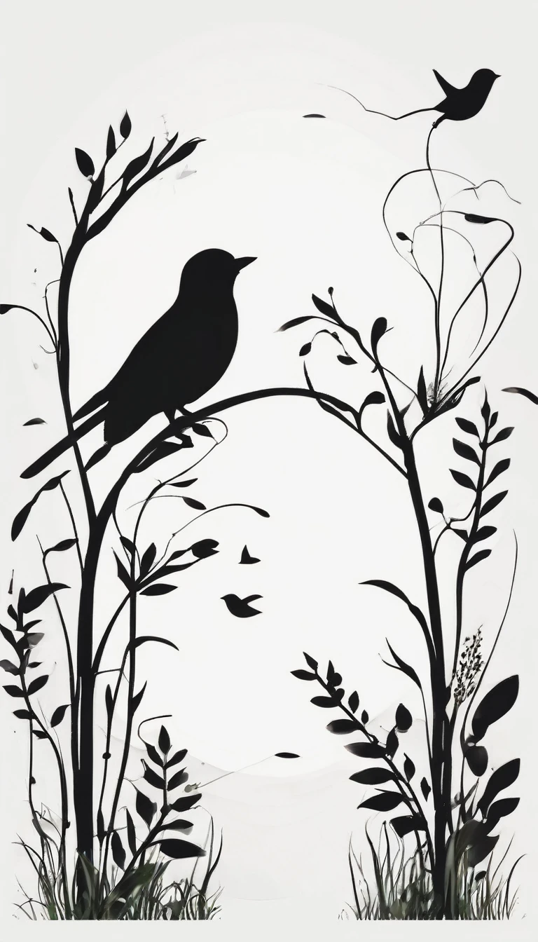 Minimalistic bird-and-boy design logo from word penamemoria, experiential dreaming, bold font, black font, nature, stories, dreams, white background, illustration