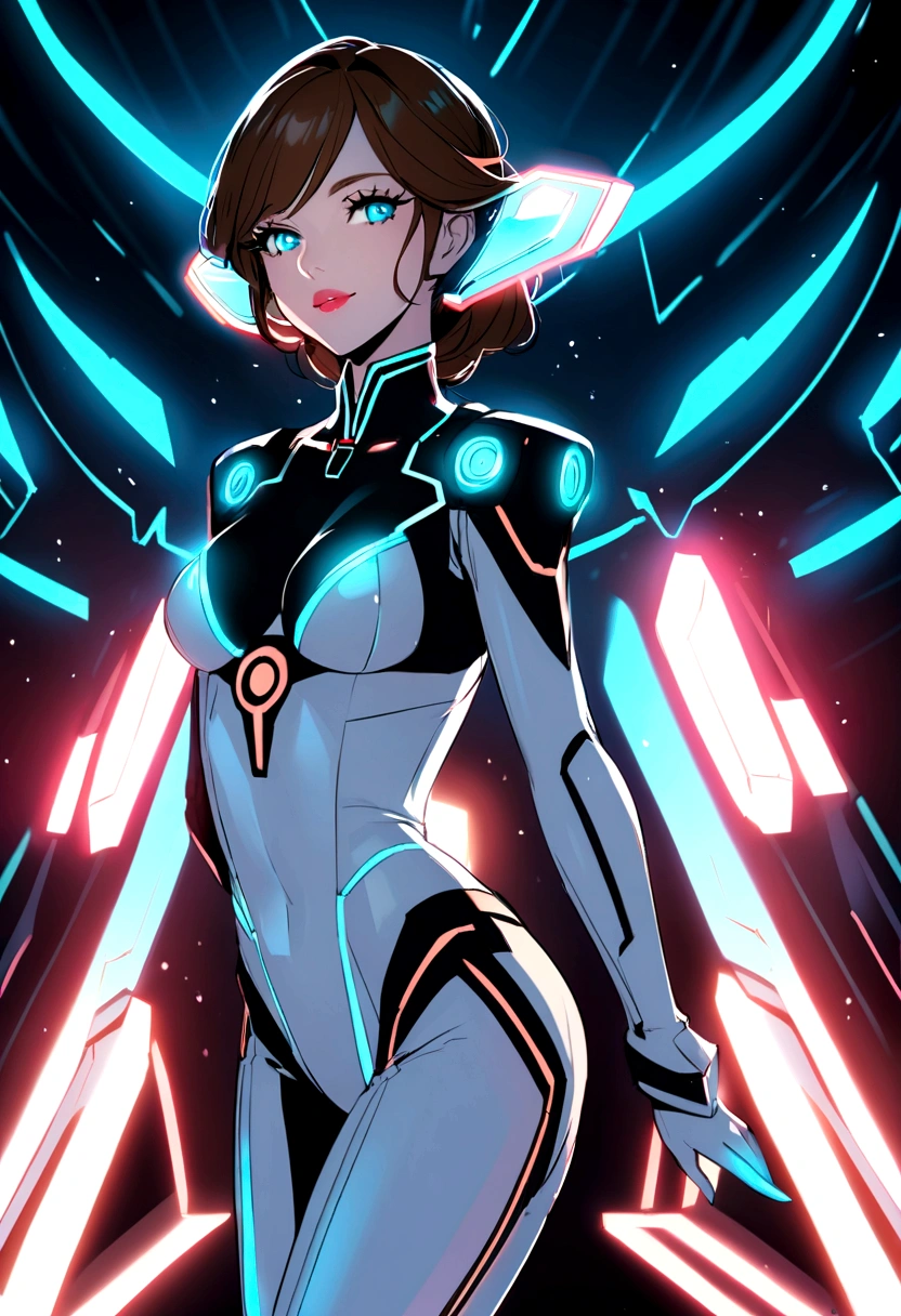 Gorgeous woman from the movie Tron