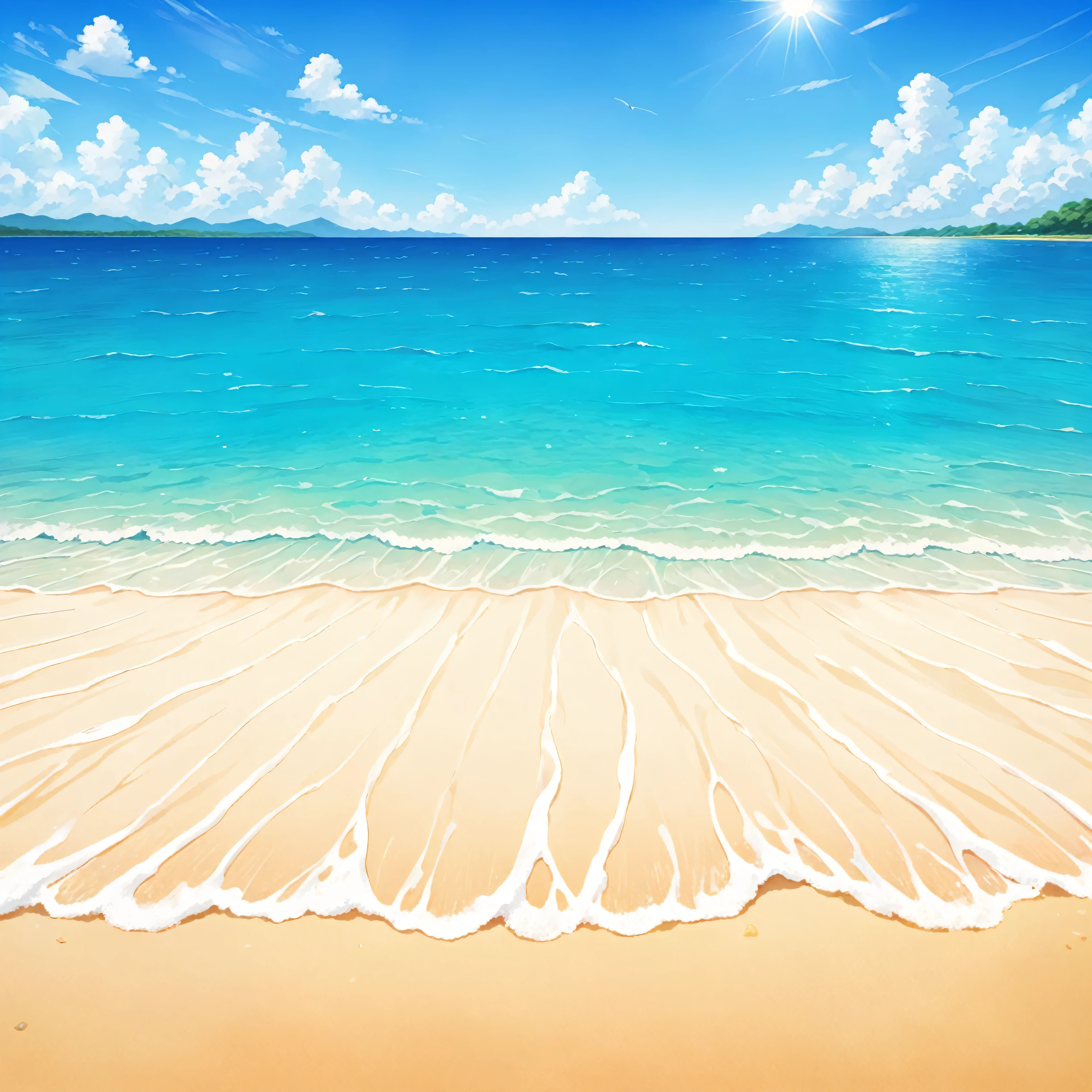 BEACH, BACKGROUND, SUMMER