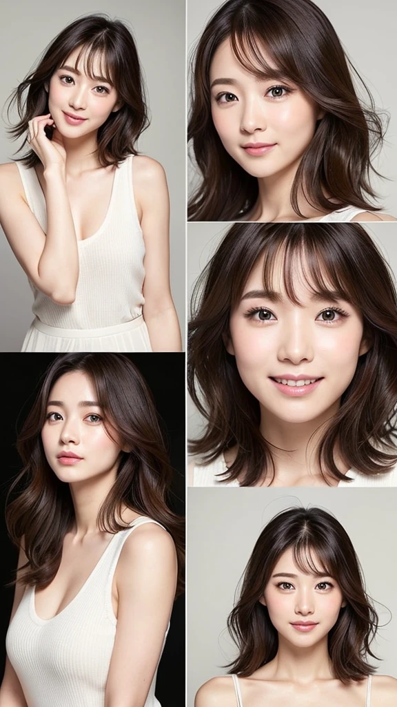 Facial expressions and eye features:しっかりした顔のwomanを描写してください.。Smiling is calm and happy.。Eye color and brightness、Has brown eyes、Specifies that there is a slight sparkle in the eyes。
Hair style and texture:AI has、Imagine a woman with shoulder-length hair。Hair has a natural wave、Expressions that seem to be swaying in the wind。Clothes and body lines:woman'The only clothing he wears is a tank top.、Simple and elegant design。This tank top、A design that beautifully accentuates the lines of your body。I'Trying to take off my tank top.。environment and background:Around Blue々Beautiful nature spreads out.、The blue sky spreads in the distance。Here、Expressing a sense of openness and natural beauty。Skin texture and tone:Her skin is soft, Slightly tanned tone.。It feels soft and warm to the touch、Emphasizing realistic texture。expression of facial expressions and emotions:womanの表情は穏やかで、、The joy hidden inside overflows.。From her eyes and mouth、Expressing joy and happiness。Environment and atmosphere:womanの周り、Filled with natural peace and beauty。This environment is called、、In harmony with the woman'Make her more attractive with her facial expression and outfit.、Highlight。
