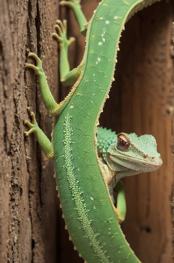 Curly haired gecko