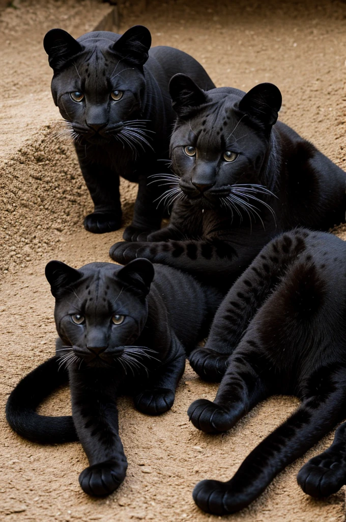Sylvanian family black leopard 