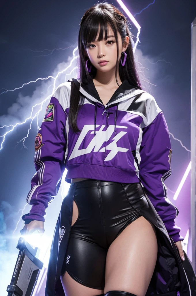 thunder,purple,emblem