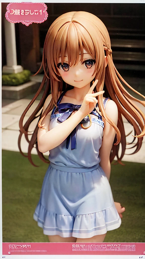 innocent smile long hair、