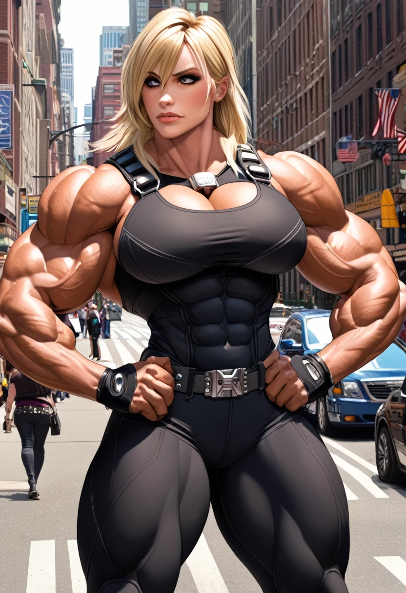 big muscle woman calhoun big pecs city