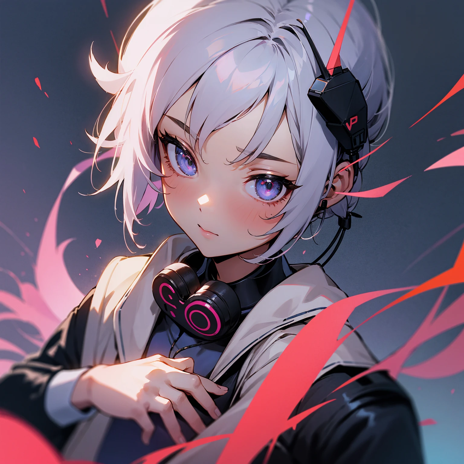 pretty girl, earphone, DAP