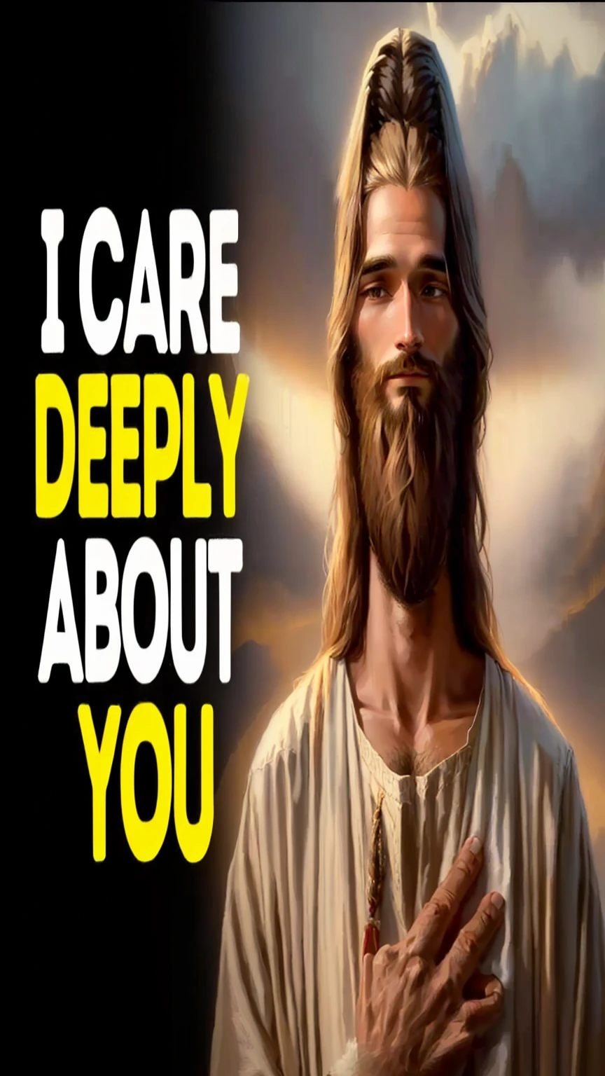 a man with long hair and beard standing in front of a painting, he is greeting you warmly, jesus christ, young almighty god, greg olsen, amazing!, he is! about 3 0 years old, jesus, biblically accurate, rob mcnaughton, wow, easy to understand, jesus of nazareth, inspired by Scott Gustafson, unbelievably beautiful