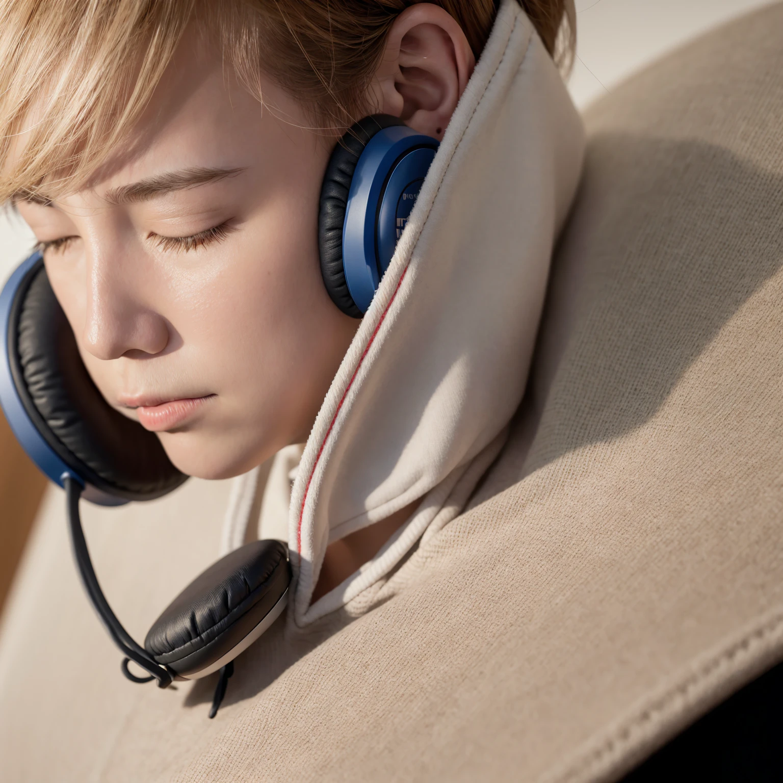 Donald Trump, earphone, Listening to music
