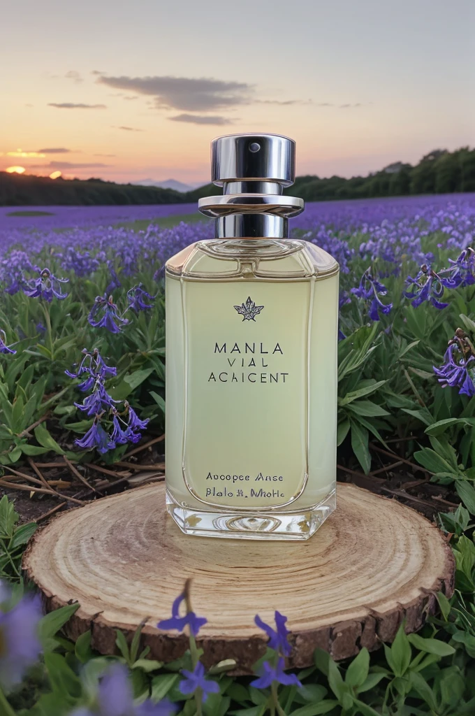 A Journey at DawnCreate a perfume inspired by the first light of dawn over a tranquil meadow. It opens with refreshing bergamot and green apple, transitions to a heart of blooming wildflowers like bluebells and honeysuckle, and settles into a base of white musk, sandalwood, and vanilla. Describe the emotions and scenes this fragrance evokes as the wearer embarks on a serene morning adventure, feeling the promise and renewal of a new day.
