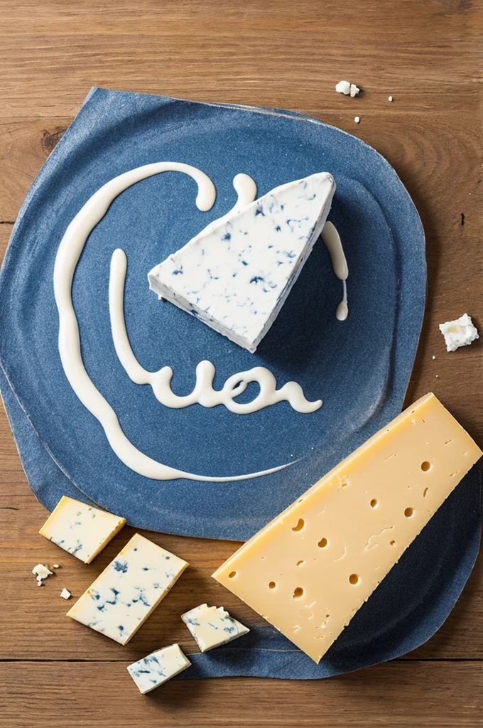 I would like to make a logo that contains a yogurt and a creative cheese with a slogan that starts with A and S